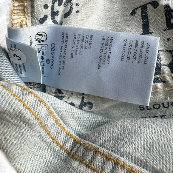 Free People Old West Slouchy High-Rise Wide Leg Jeans Canyon Blue NWT 31 and 32 - Picture 12 of 16